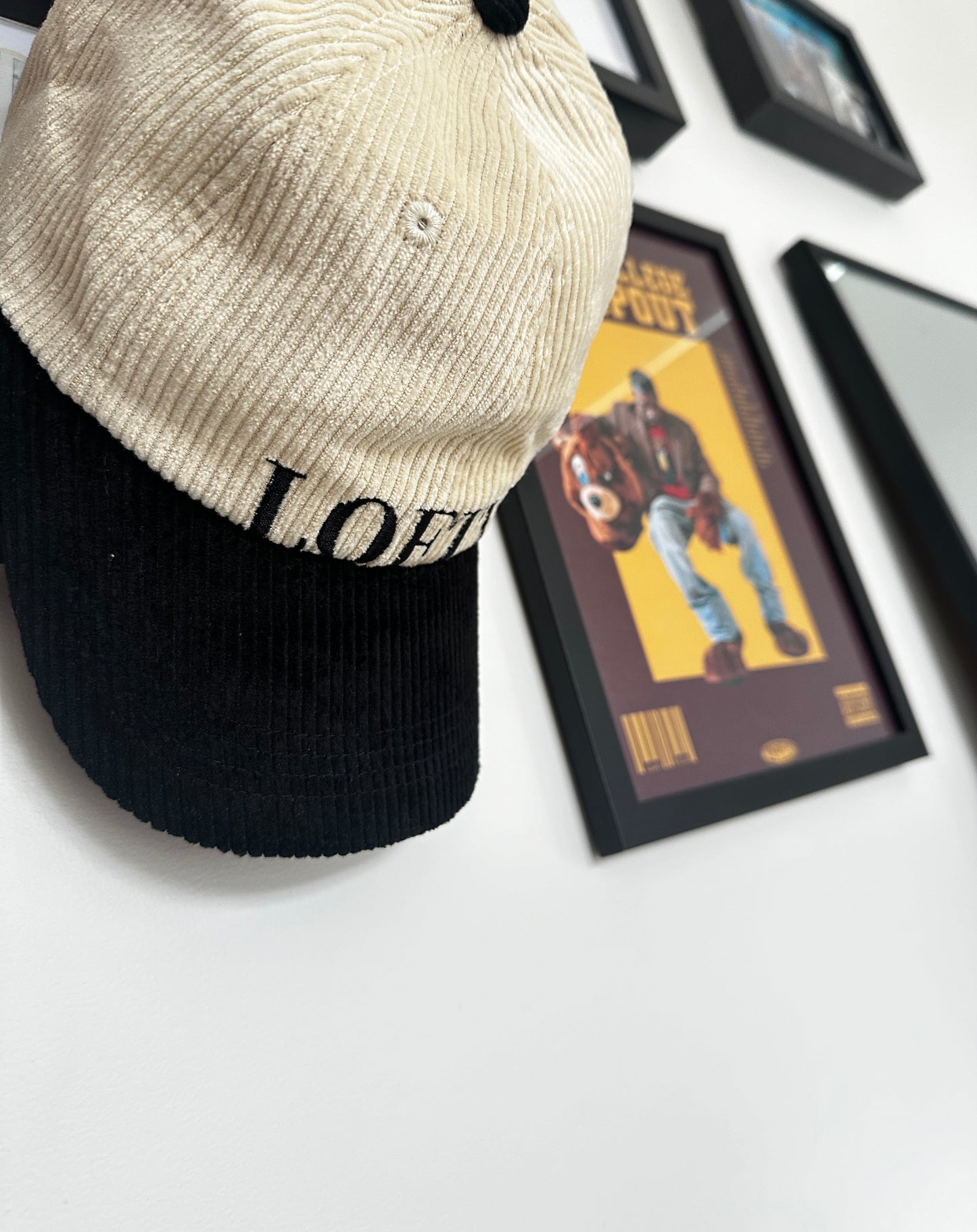 LOFTY. Corduroy Cap (Cream)