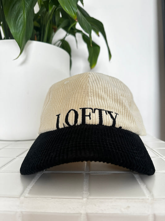 LOFTY. Corduroy Cap (Cream)